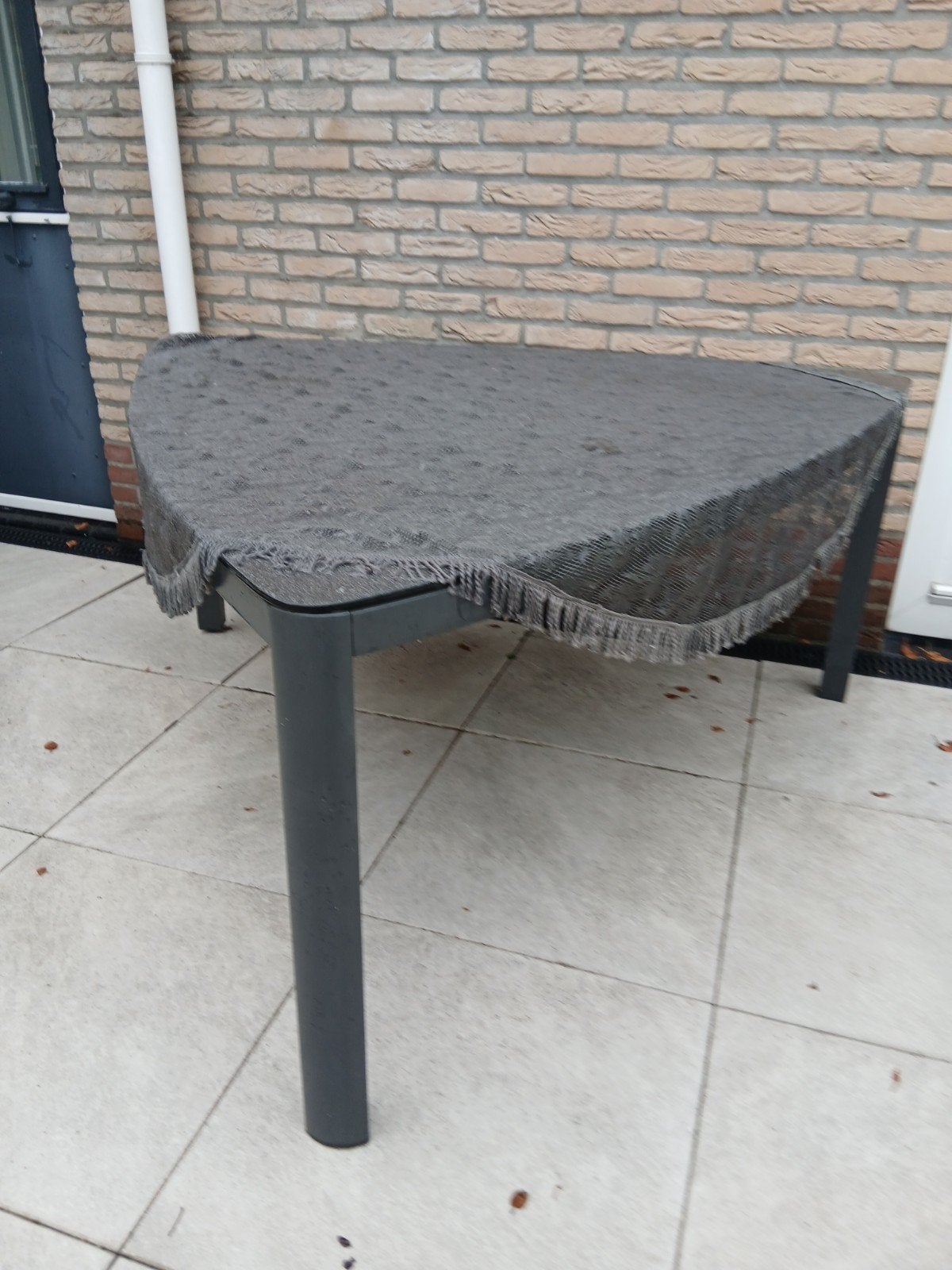 Hartman driehoekige tuintafel, Tuin en Terras, Ophalen, Gebruikt, Metaal