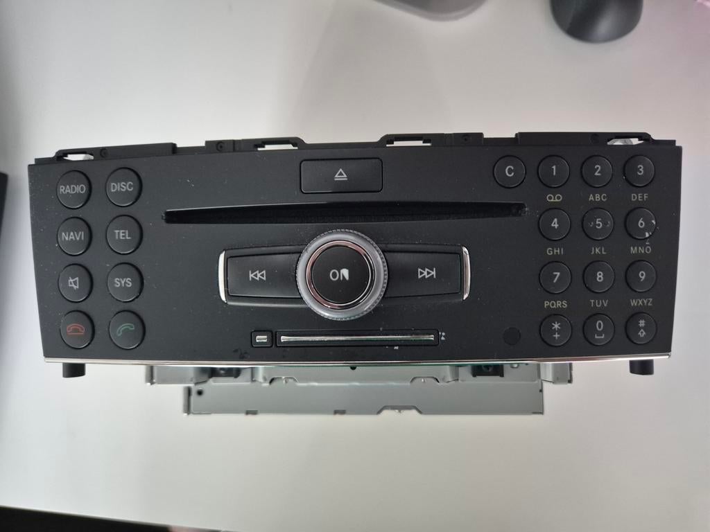 Radio/ CD speler A204 870 9790 oa C-klasse W204, Auto-onderdelen, Ophalen of Verzenden, Gebruikt, Mercedes-Benz