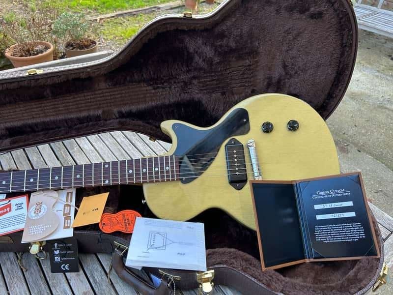 2022 Gibson Les Paul Junior TV Yellow 1957 Custom Shop, Ophalen of Verzenden, Nieuw, Solid body, Gibson