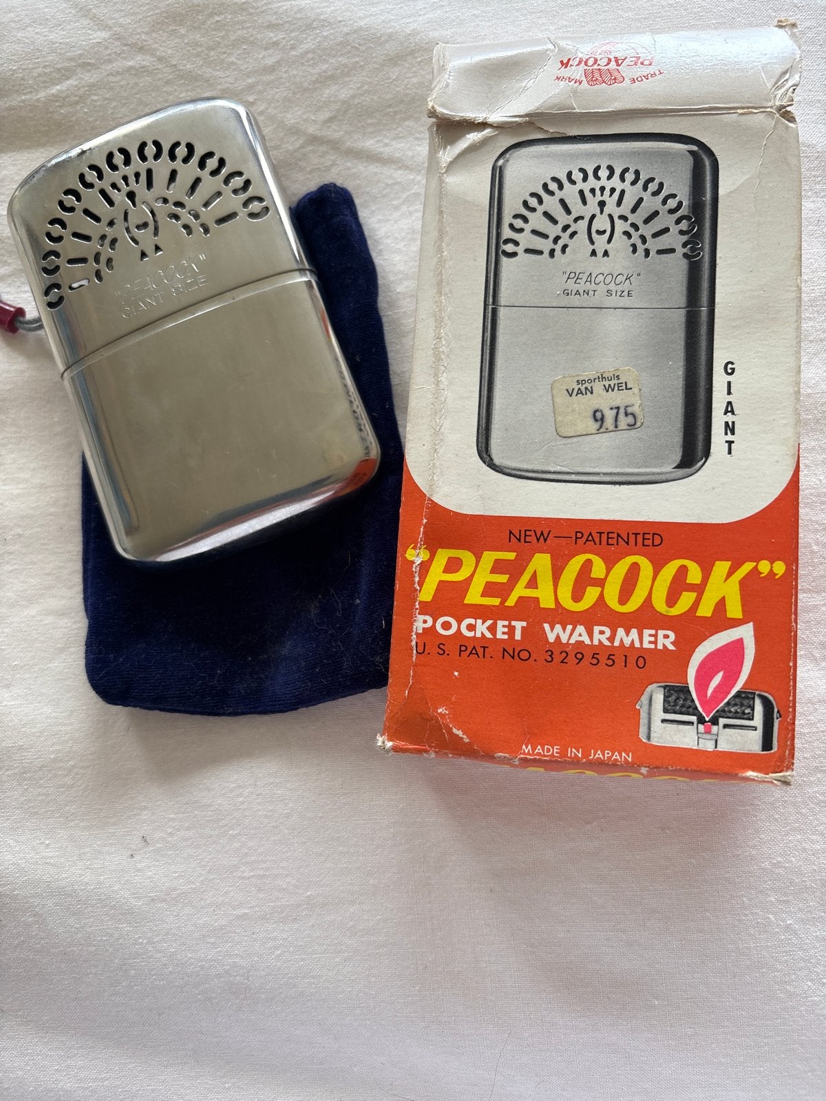 Antieke jacht zakverwarmer, Ophalen of Verzenden