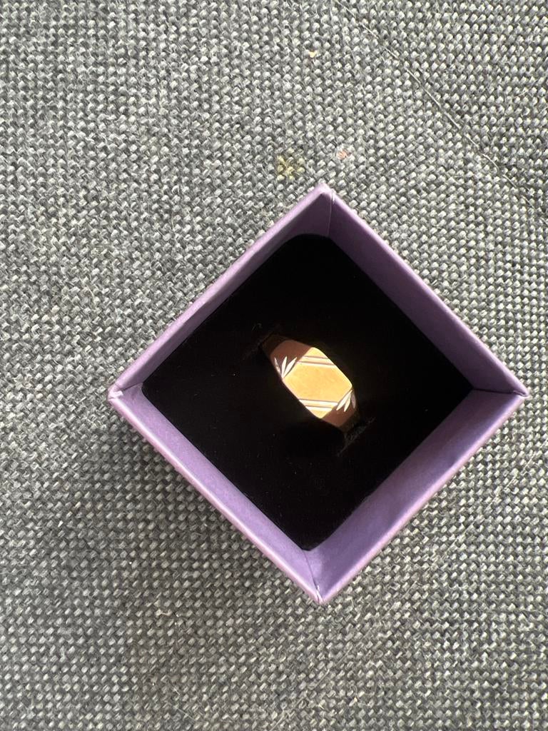 Nieuwe Zilveren Gold Plated Heren Pink Ring - Maat 51, Ophalen, Heer, Nieuw, Kleiner dan 17
