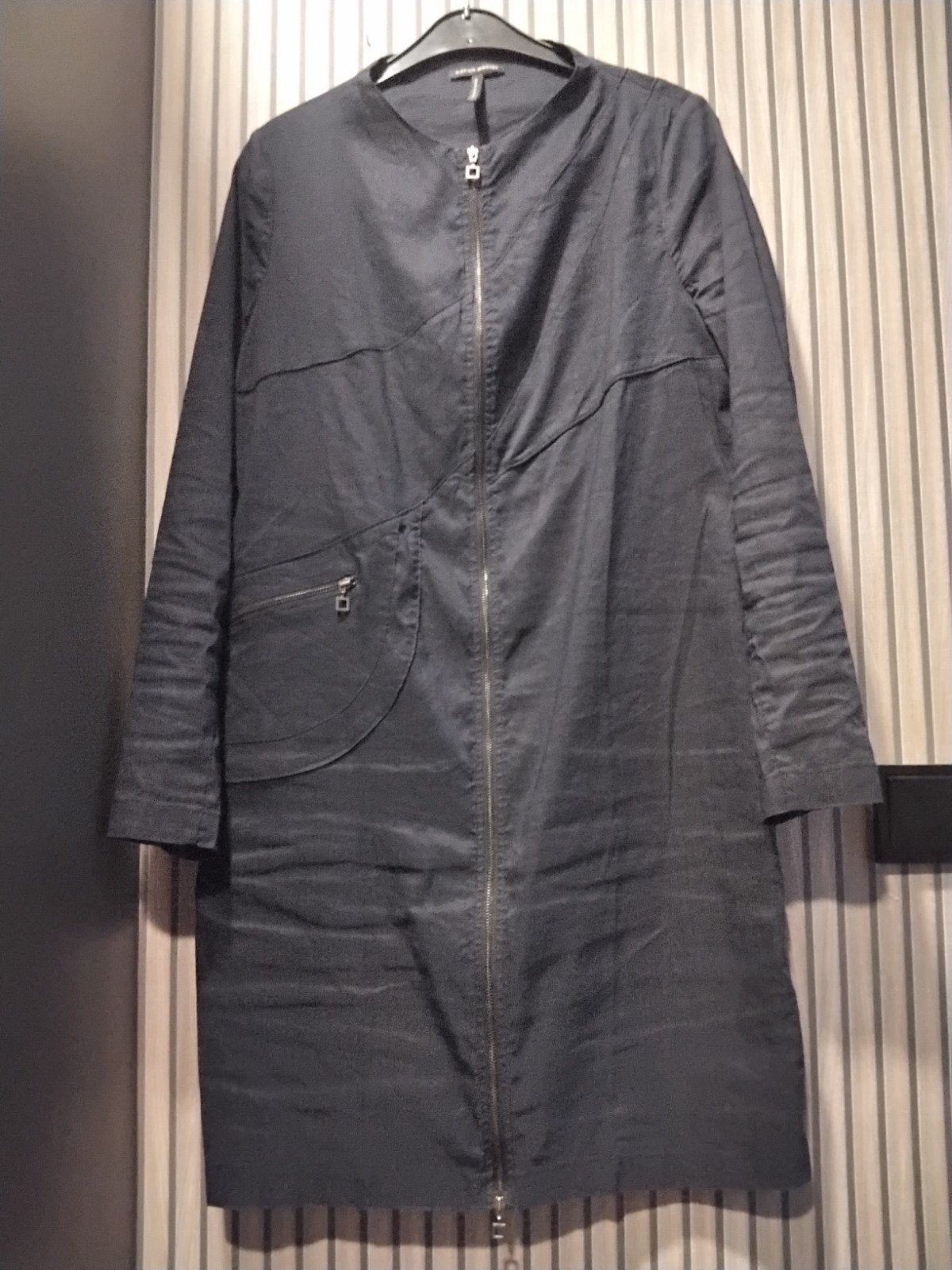 Sarah Pacini Blauwe Jurk/Jas Maat 40 (3) Nieuwstaat, Kleding | Dames, Maat 38/40 (M), Blauw, Sarah Pacini, Nieuw