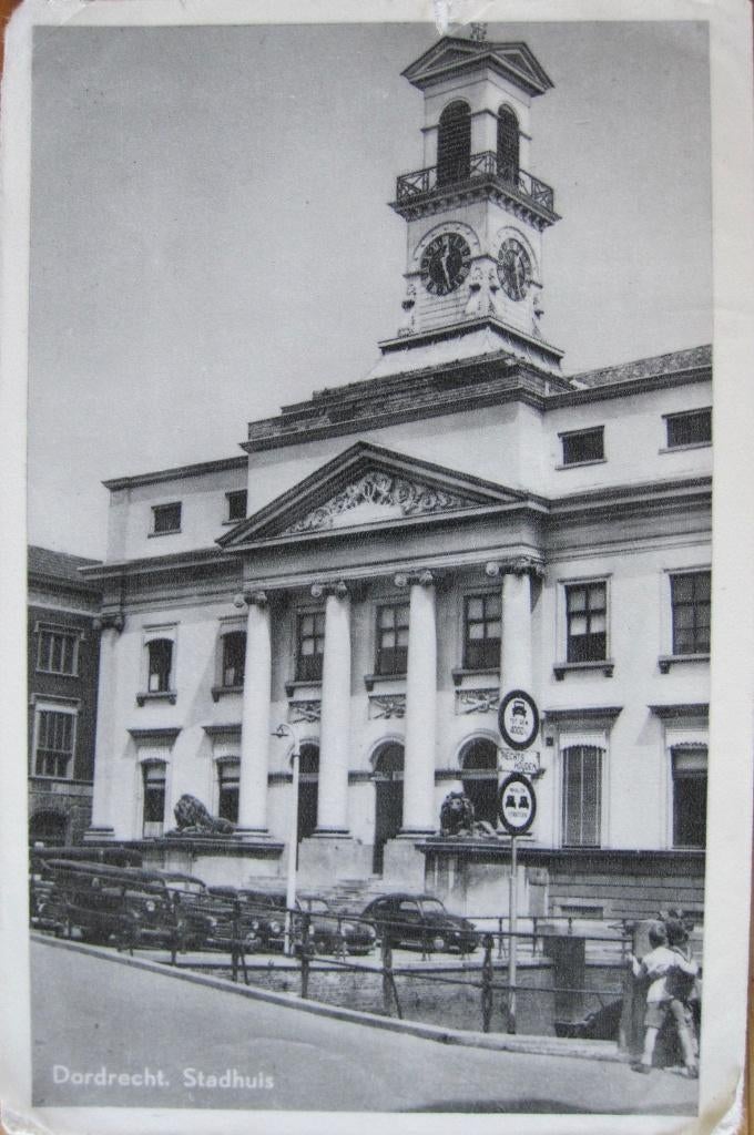 Dordrecht - Stadhuis - 1959, Verzenden, 1940 tot 1960, Gelopen, Zuid-Holland