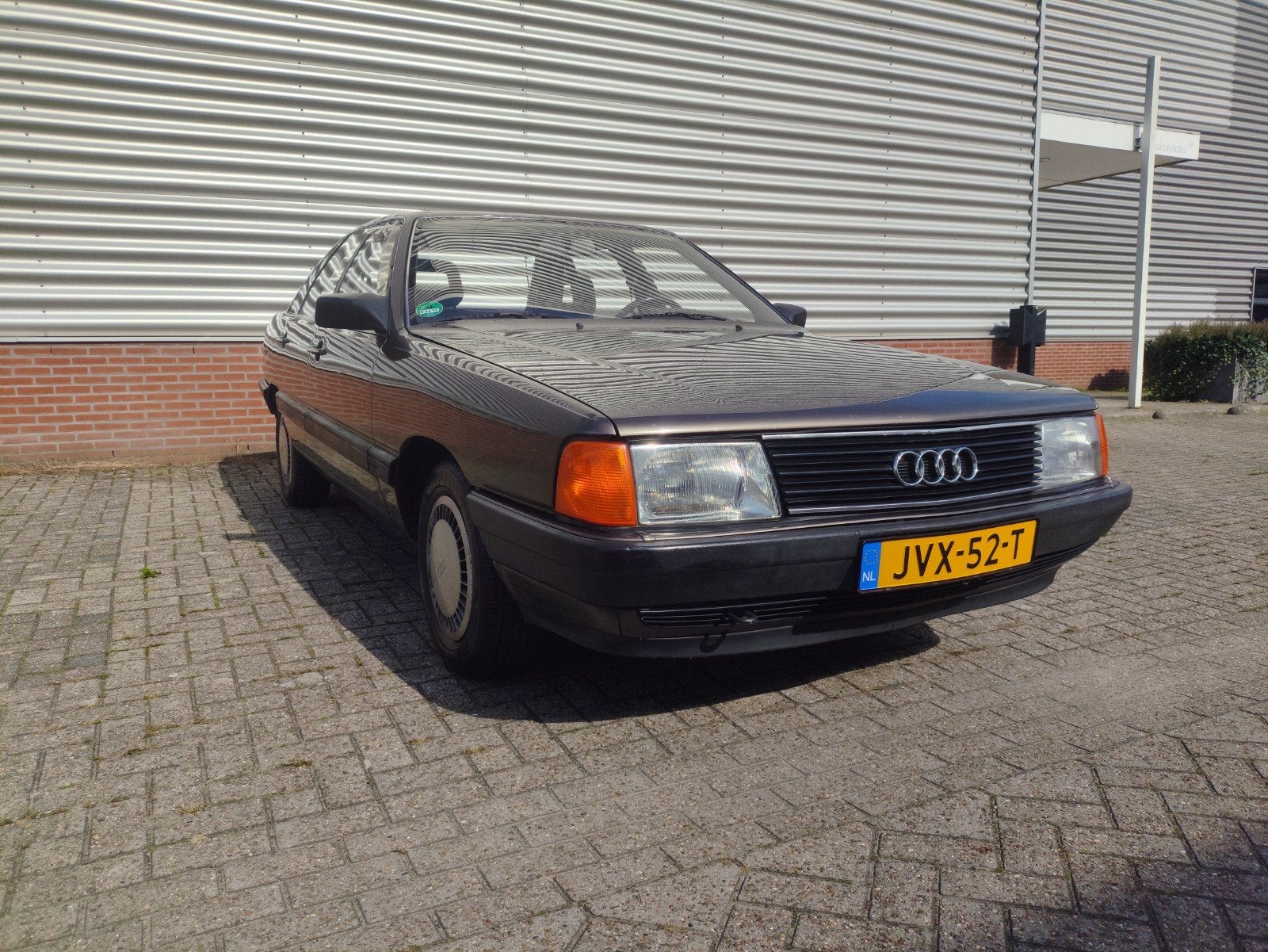 Audi 100 1.8  1983 AUTOMAAT/STUURBEKRACHTIGING/4XELETR RAMEN, Auto's, 74 pk, Bruin, Particulier, Audi