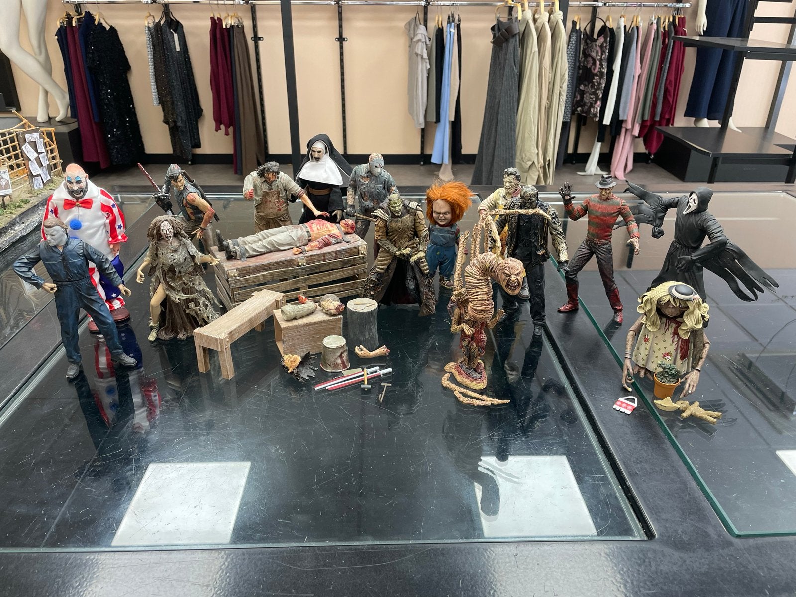 Horrorfilm Actiefiguren Collectie - Michael Myers, Freddy Kr, Ophalen of Verzenden, Gebruikt, Film, Actiefiguur of Pop