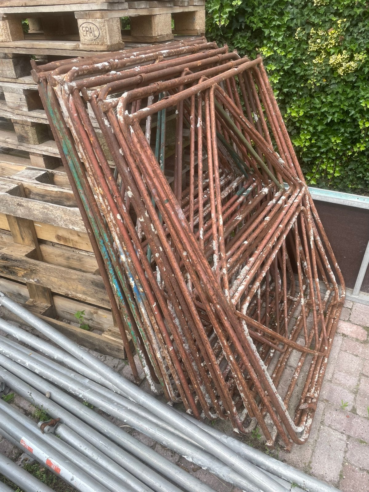 7x metselschagen, Doe-het-zelf en Verbouw, Steigers, Ophalen, Zo goed als nieuw, Overige typen, Minder dan 2 meter