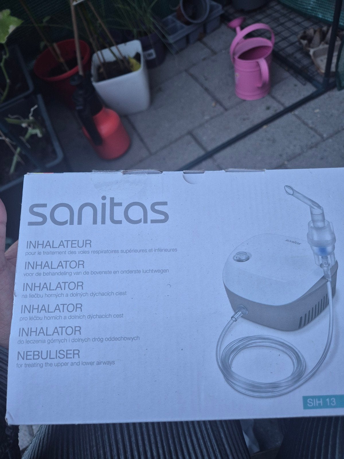 Sanitas Inhalator SIH 13 - Slechts 1x gebruikt, Ophalen of Verzenden, Zo goed als nieuw, Overige typen