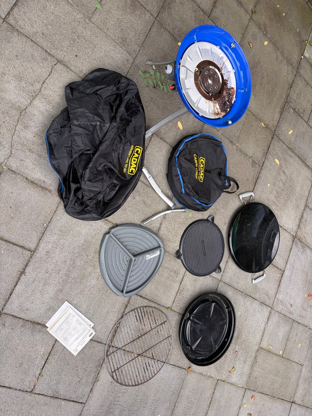 Cadac Skottelbraai/bbq/ wok met diverse accessoires, Tuin en Terras, Barbecue-accessoires, Ophalen, Gebruikt