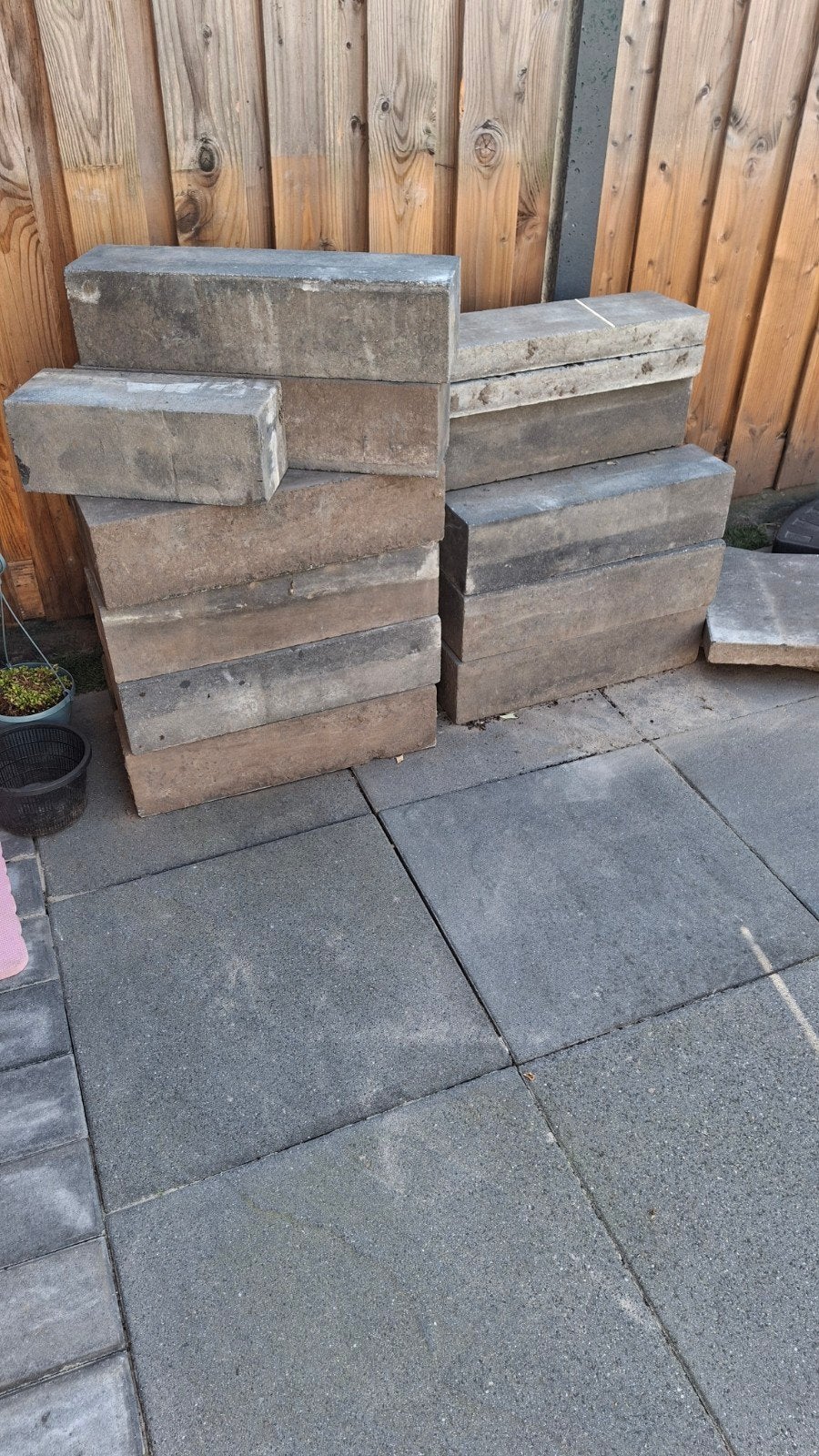 stapelblokken, Tuin en Terras, Ophalen, Beton, Klinkers