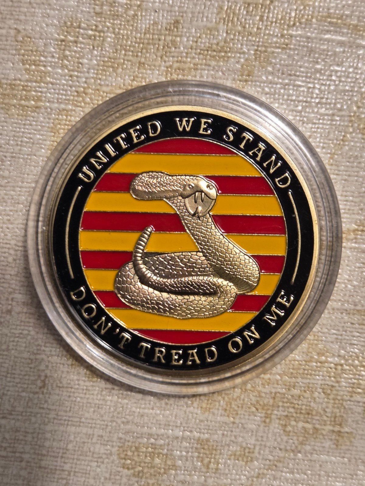 Gadsden Vlag Munt - Don't Tread On Me, Ophalen of Verzenden, Losse munt