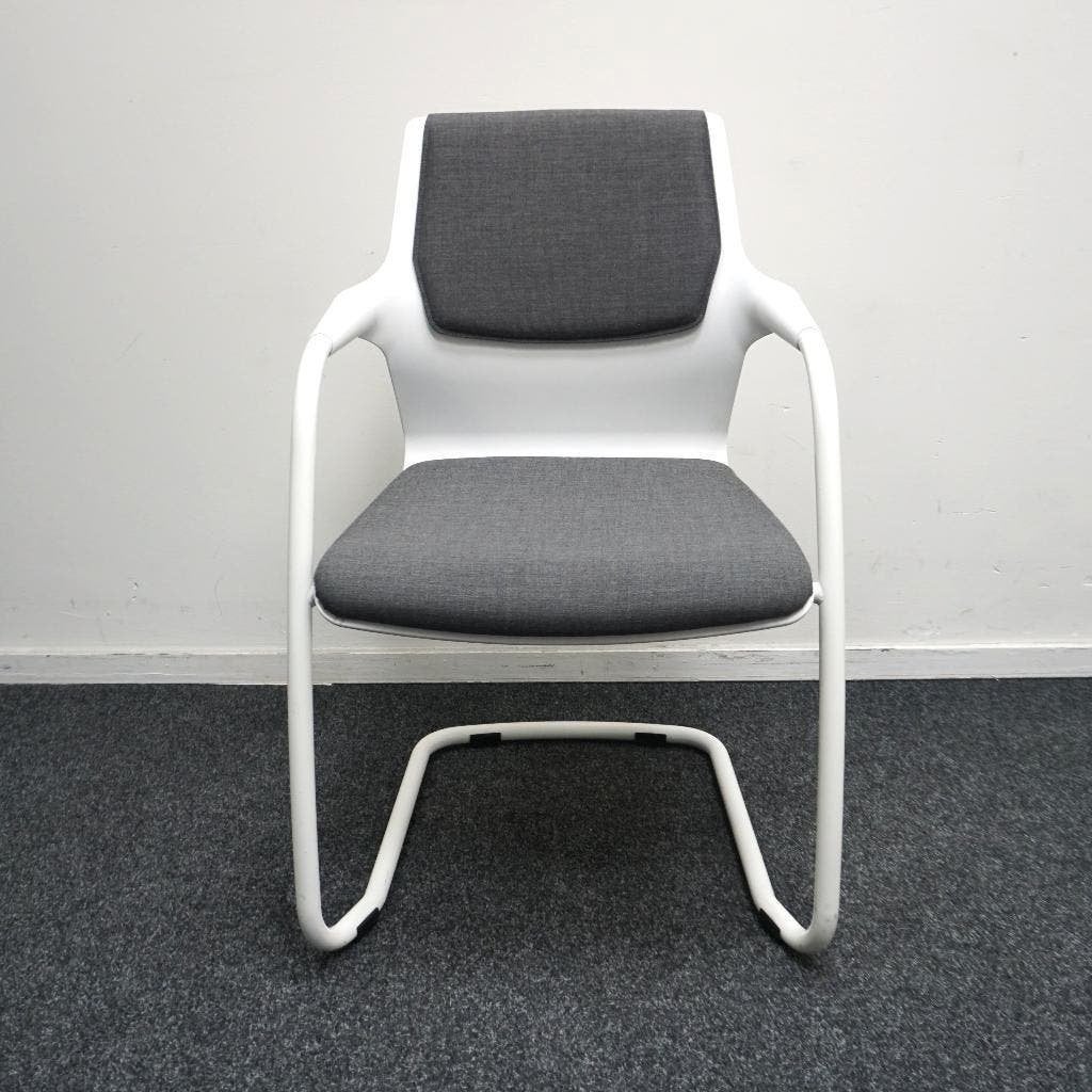 Sedus Allright Vergaderstoelen | Grijs / Wit | Sledestoelen, Gebruikt, -, Ophalen of Verzenden, -