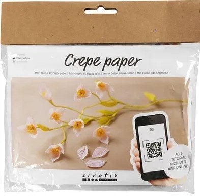 Mini hobbyset crêpepapier Kersentak Crêpe-verhouding 180%, ., Nieuw, Ophalen of Verzenden, Papier of Karton