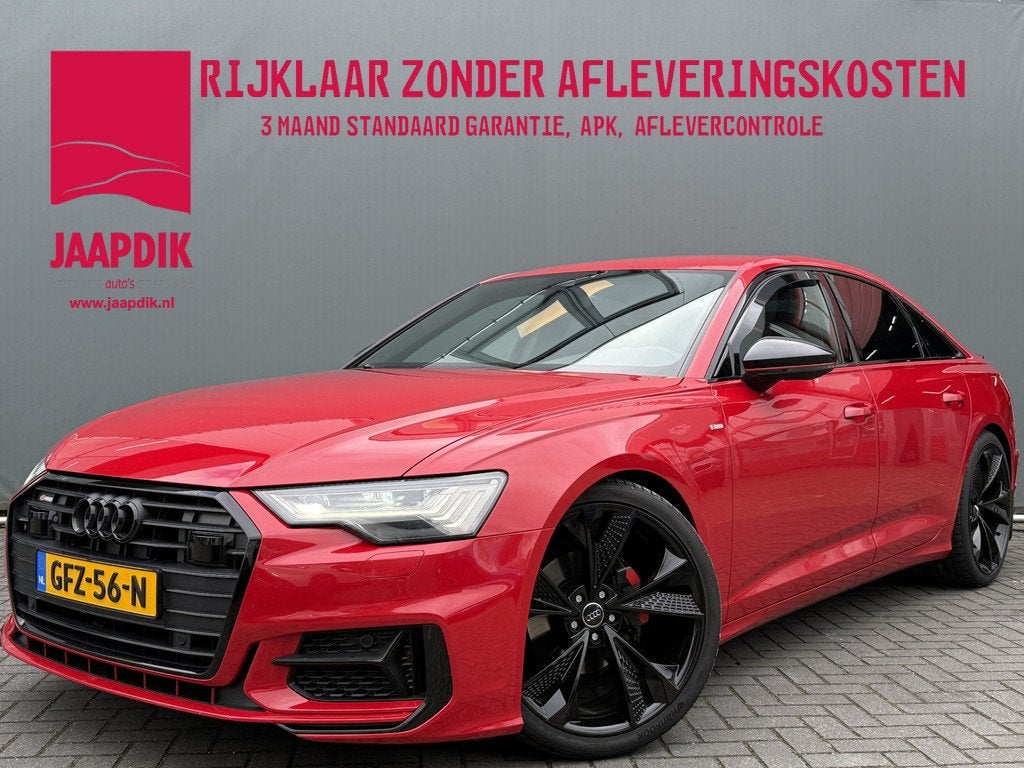 Audi A6 Limousine BWJ 2019 40 2.0 TDI 204 PK Sport AUTOMAAT, Auto's, Audi, Gebruikt, 4 cilinders, Leder en Stof, Bedrijf