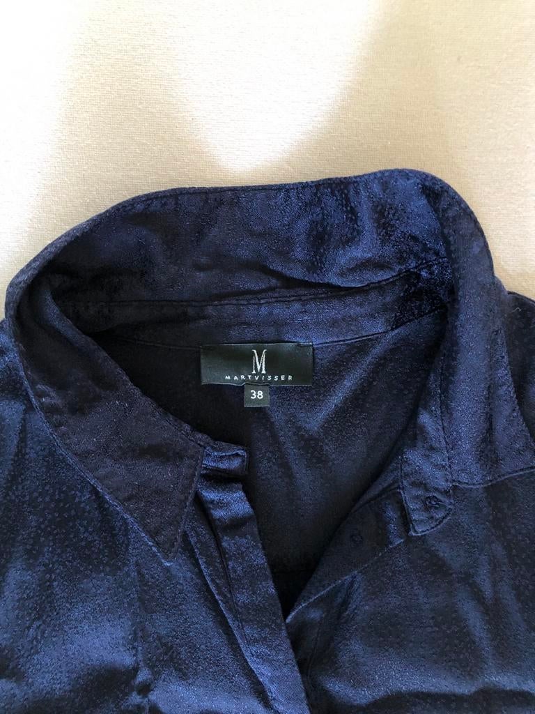 Mart Visser donkerblauwe tuniek/blouse maat 38, Ophalen of Verzenden, Zo goed als nieuw, Maat 38/40 (M), Blauw
