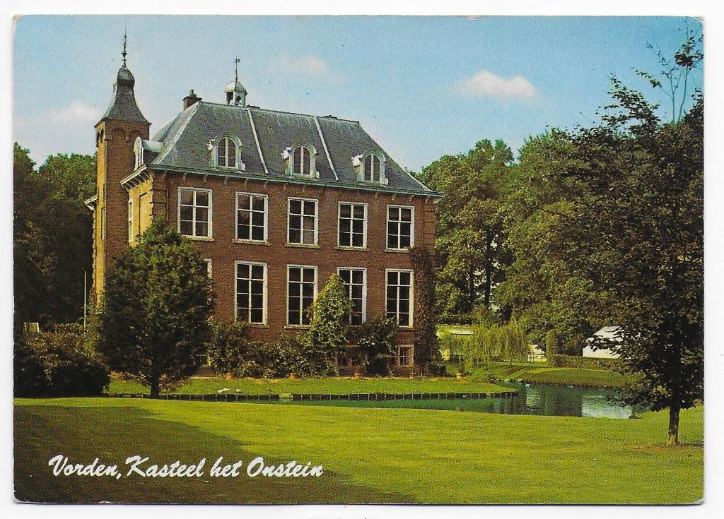 Vorden Kasteel Het Onstein Gelopen Ansichtkaart ( B4528 ), Verzenden, Voor 1920, Gelopen, Gelderland
