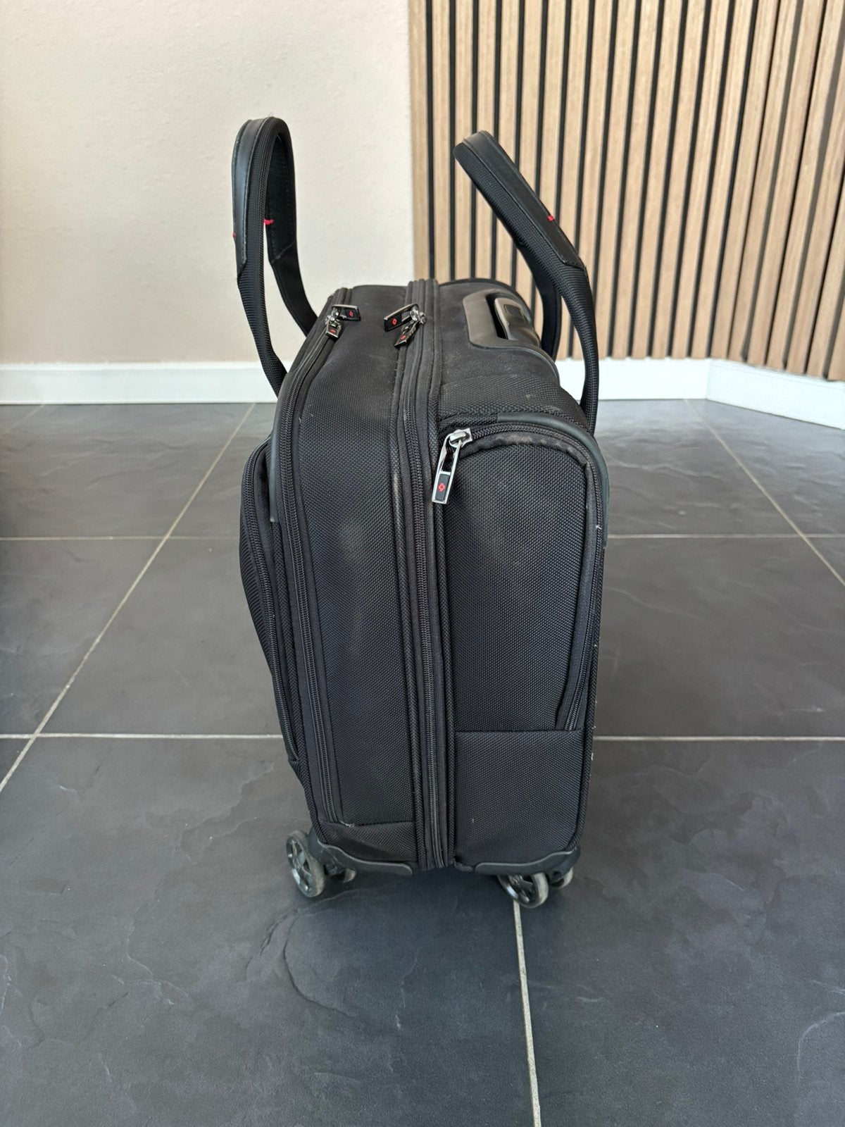 Samsonite PRO-DLX 5 Spinner – Rolling Laptop Bag -  Black, Ophalen, 15 inch, Trolleytas, Zo goed als nieuw