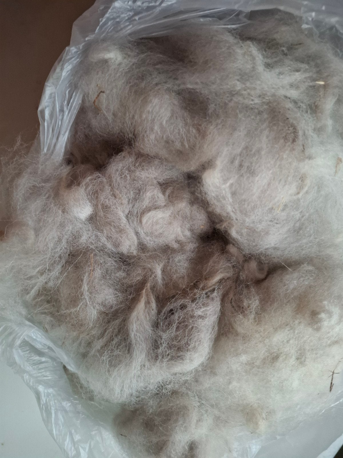 Alpacawol,  licht grijs 200gr, Ophalen of Verzenden, Nieuw, Spinwol
