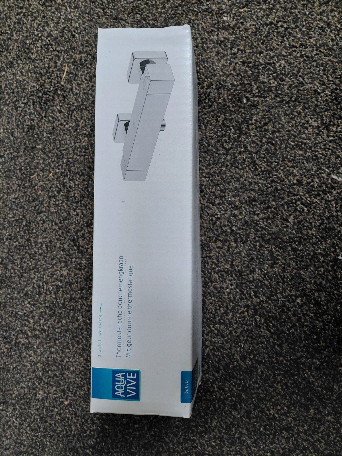 Aqua Vive Thermostatische Douchemengkraan Sacco, Ophalen of Verzenden, Nieuw, Chroom, Kraan