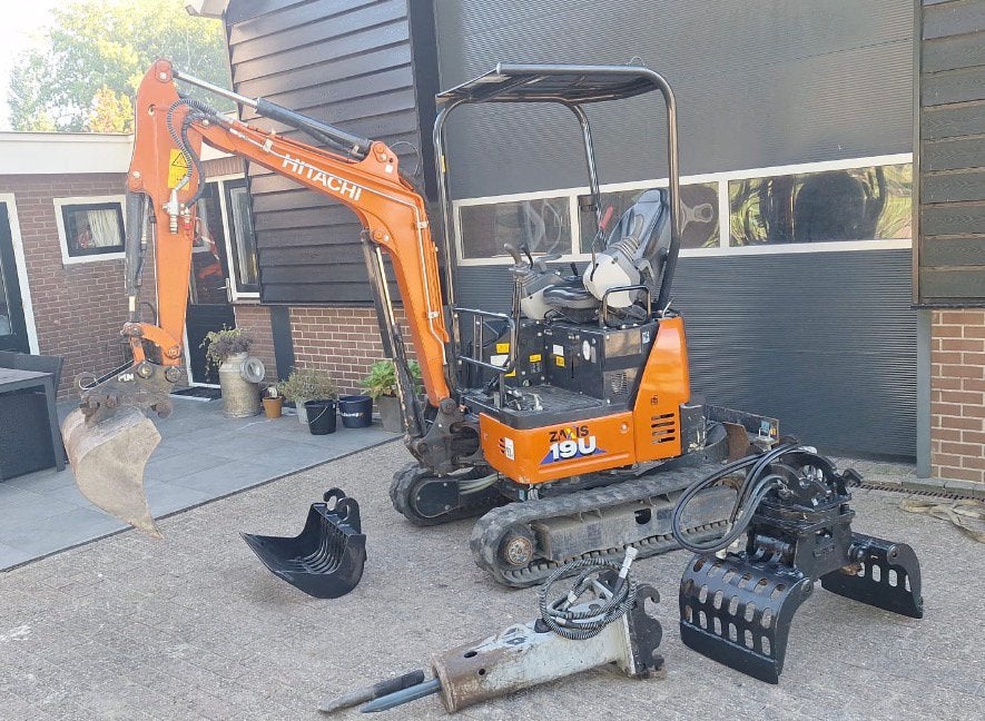 Hitachi kraan 500 uur uit 2025, Ophalen, Graafmachine
