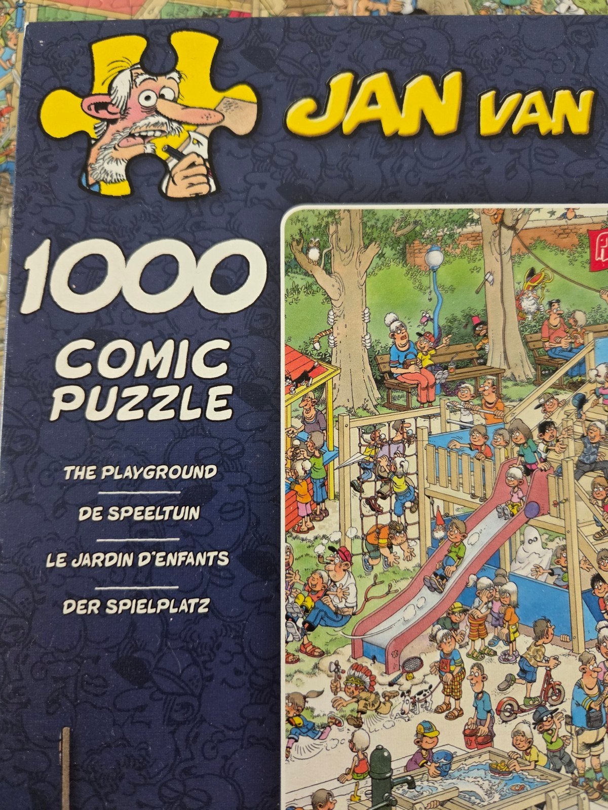Jan van Haasteren - De Speeltuin - 1000 stukjes, Ophalen, 500 t/m 1500 stukjes, Gebruikt, Legpuzzel