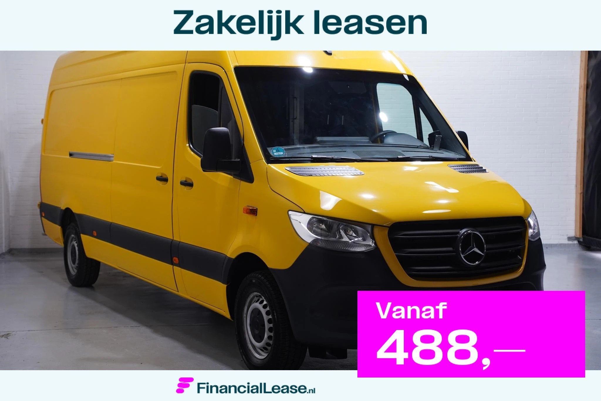 Mercedes-Benz Sprinter 317 CDI 170 pk L3H2 DHL Uitvoering, N, 4 cilinders, 2000 kg, Bedrijf, 2 stoelen