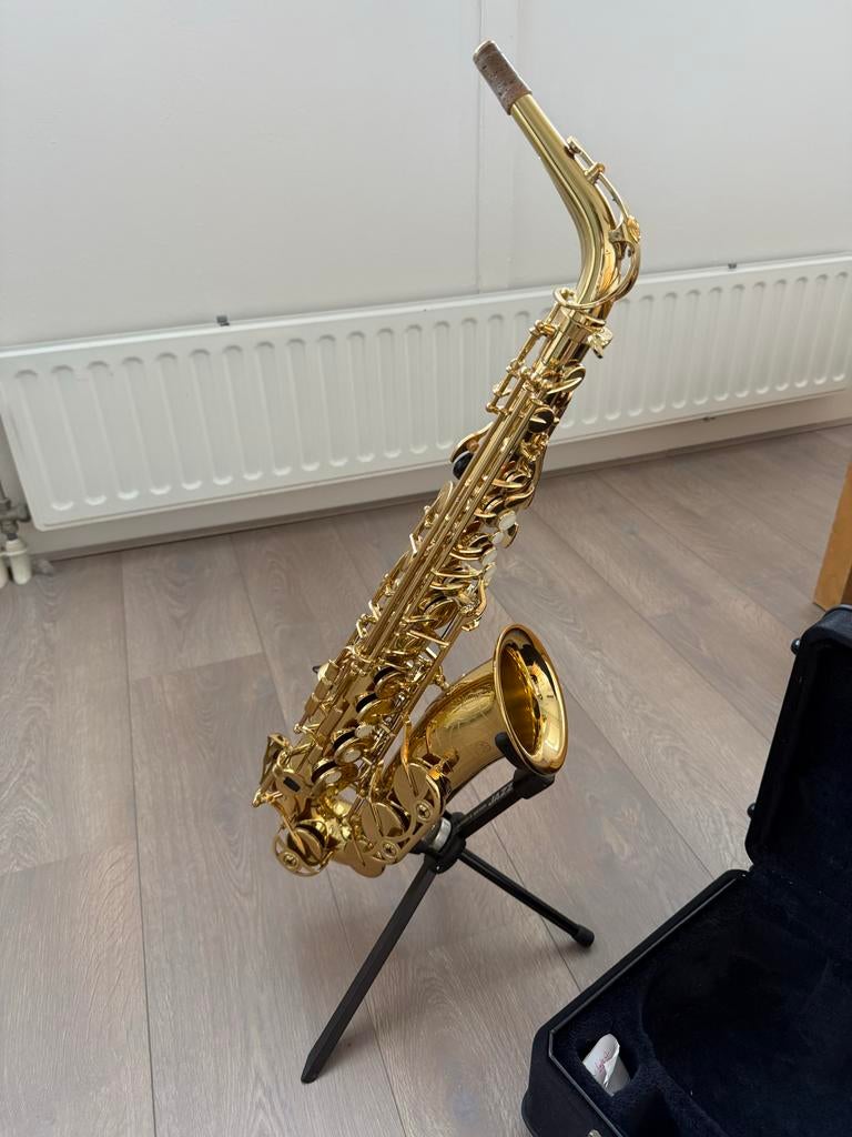 Yamaha YAS 62 Saxofoon Made in Japan met originele koffer, Ophalen of Verzenden, Zo goed als nieuw, Alt, Met koffer