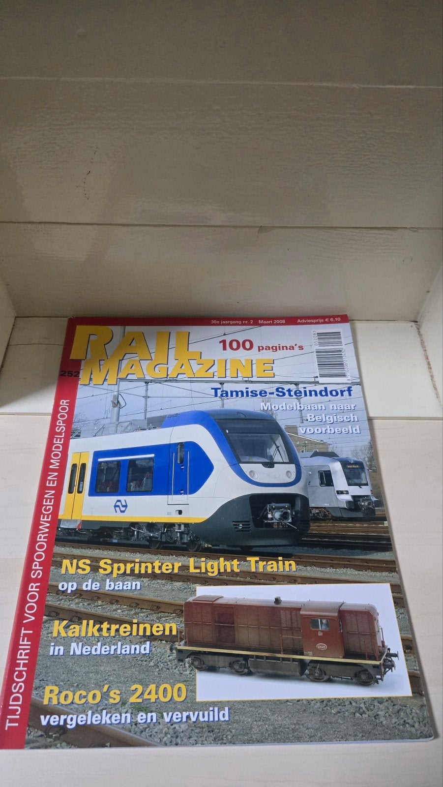 Rail Magazine Maart 2008 - NS Sprinter Light Train, Ophalen of Verzenden