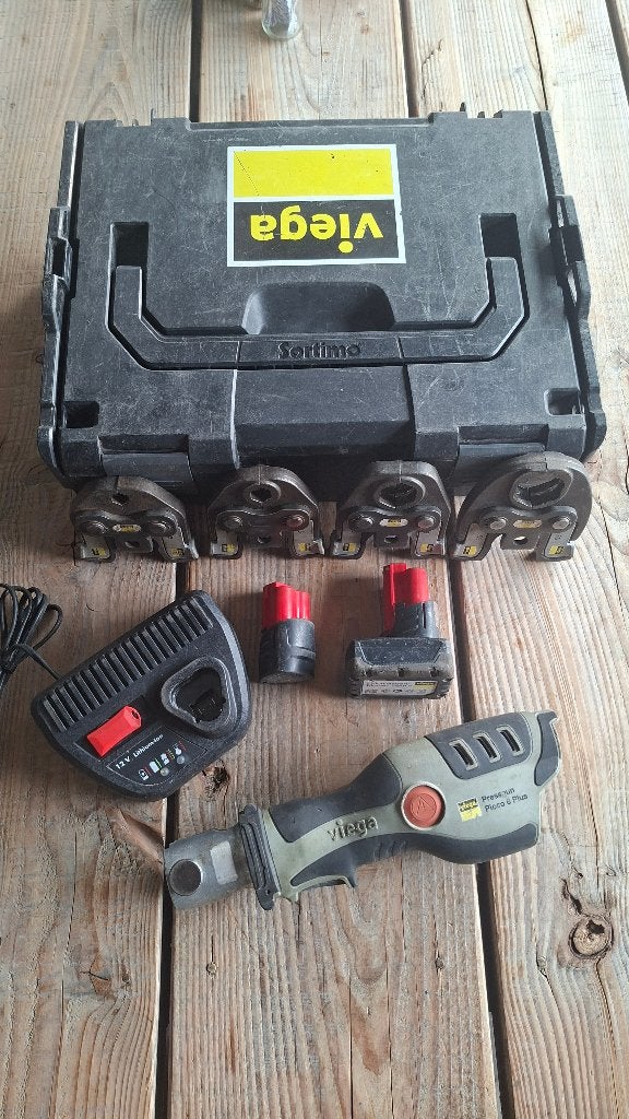 Viega Pressgun Picco 6 plus accu perstang persmachine, ., Ophalen of Verzenden, Zo goed als nieuw, .
