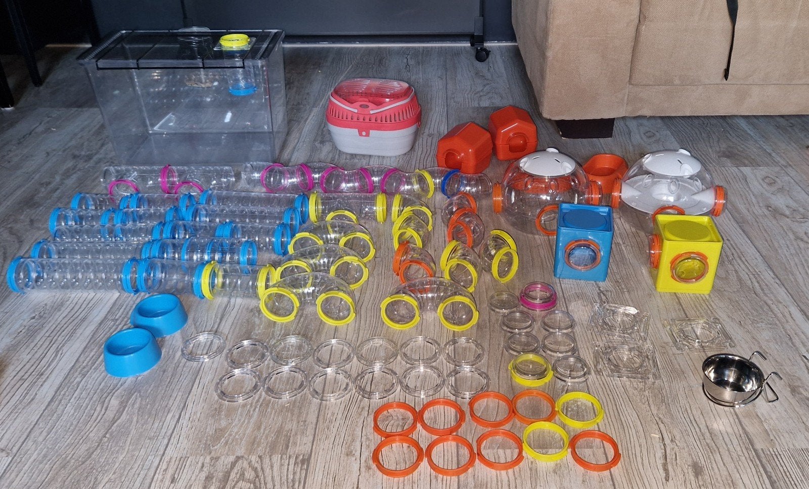 2x ferplast criceti 100 met buizen, Ophalen, Overige