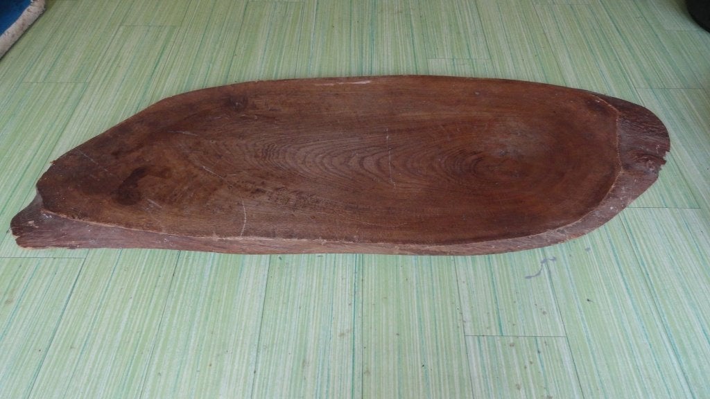 Robuuste houten plank met nerfstructuur, tafelblad, Ophalen of Verzenden