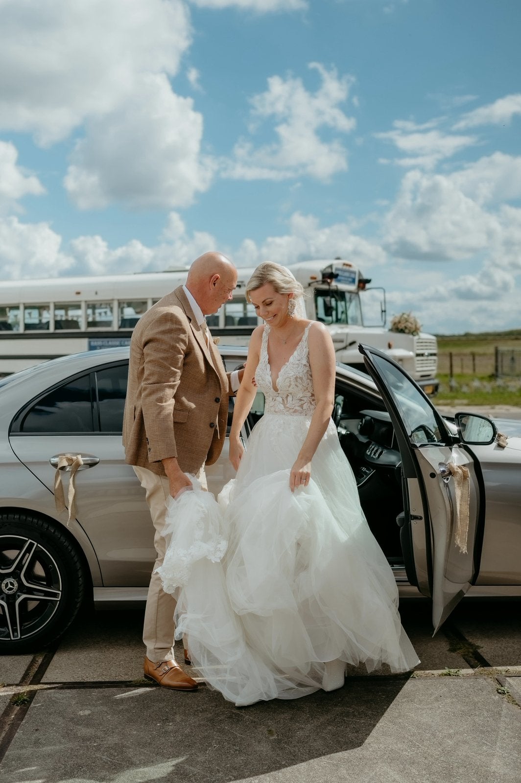 Justin Alexander sweetheart trouwjurk ivoor tule, Ophalen of Verzenden, Zo goed als nieuw, Wit, Trouwjurk