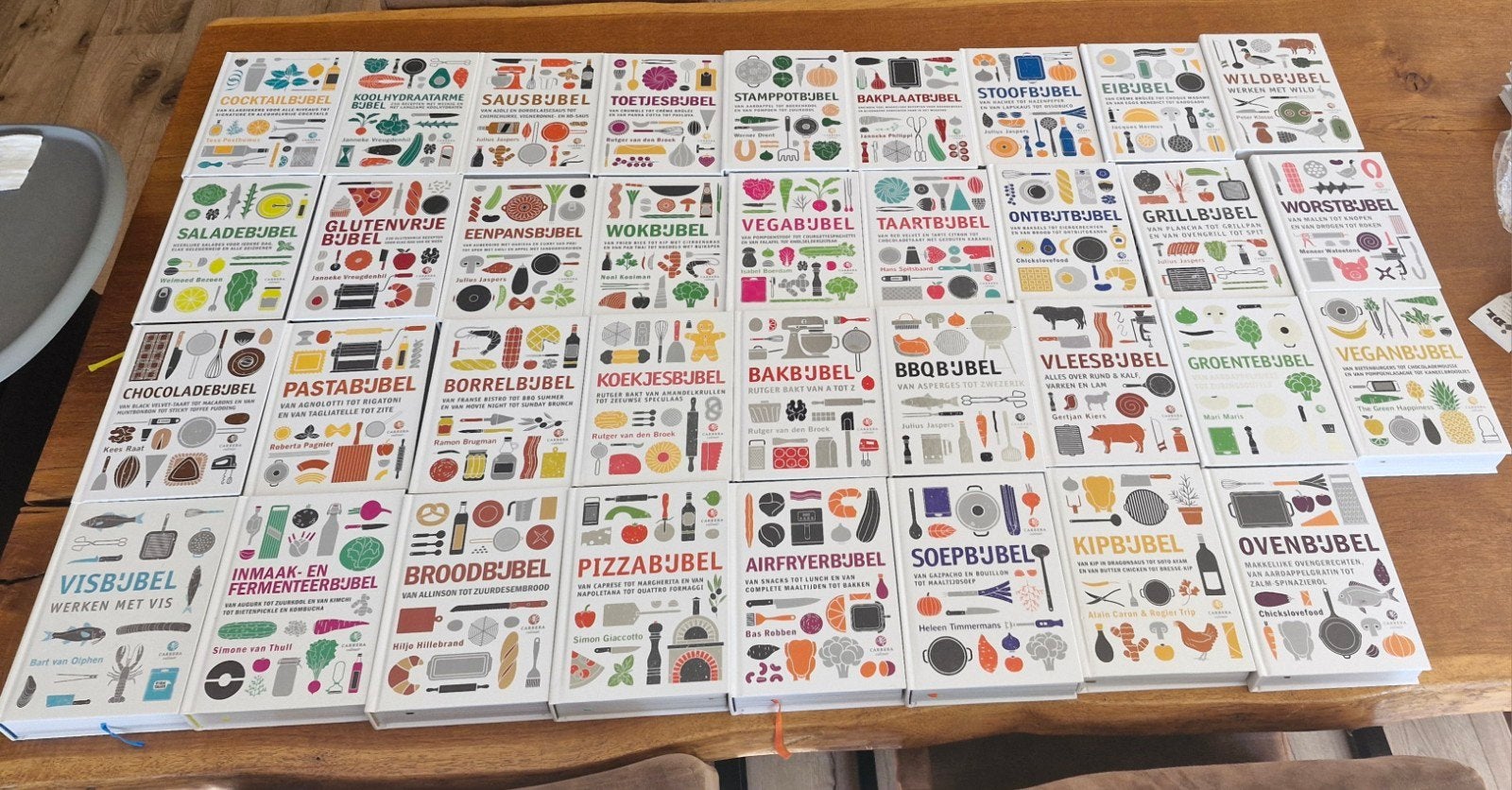Partij 35 kookbijbels kookbijbel, Ophalen, Zo goed als nieuw, Overige gebieden, Gezond koken