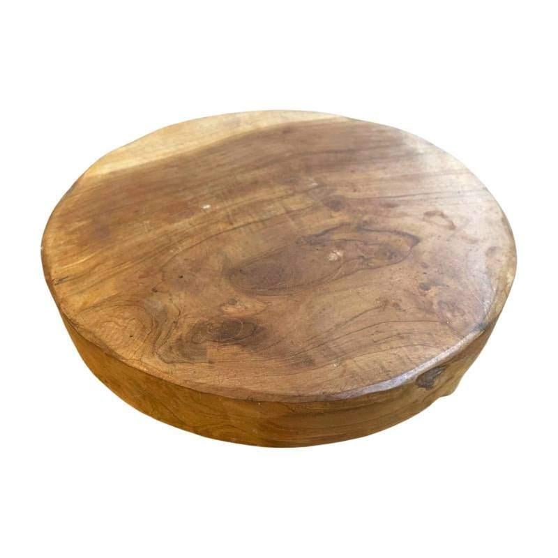 Robuust Rond Teak Hakblok Ø29cm 4,5cm dik Telenan Kwaliteit, ., Nieuw, Ophalen of Verzenden, .