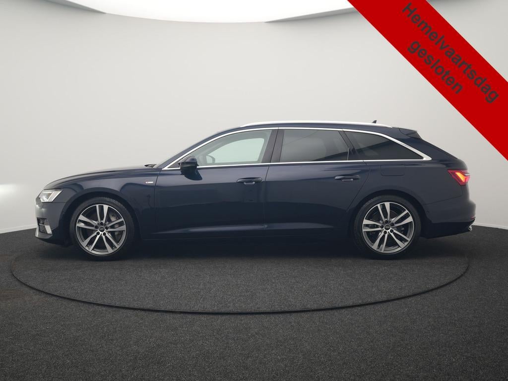Audi A6 Avant 50 TFSI e Quattro S Line PHEV 300pk Dealer O.H, Automaat, 77 km/l, Gebruikt, 4 cilinders