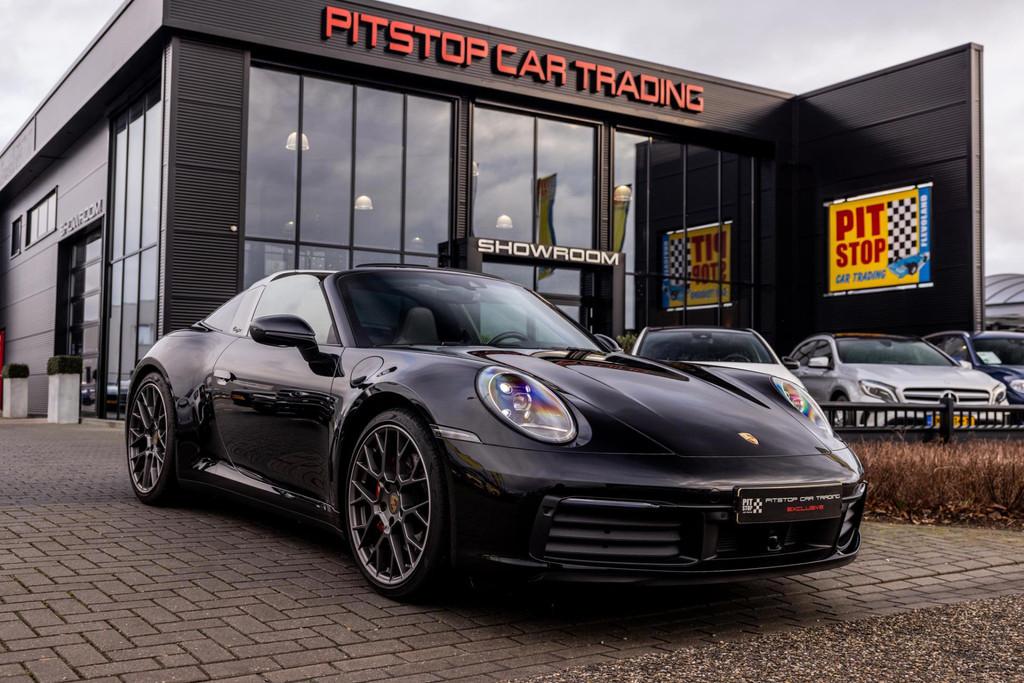 Porsche 911 992 Targa 3.0 4 S, 450 PK, Approved NL Auto, BTW, Auto's, Porsche, Automaat, Gebruikt, Cabriolet, Zwart