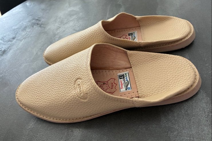 Nieuwe Noord Afrikaanse Belgha - Ongeëvenaard Comfort, Ophalen, Nieuw, Beige, Pantoffels of Sloffen