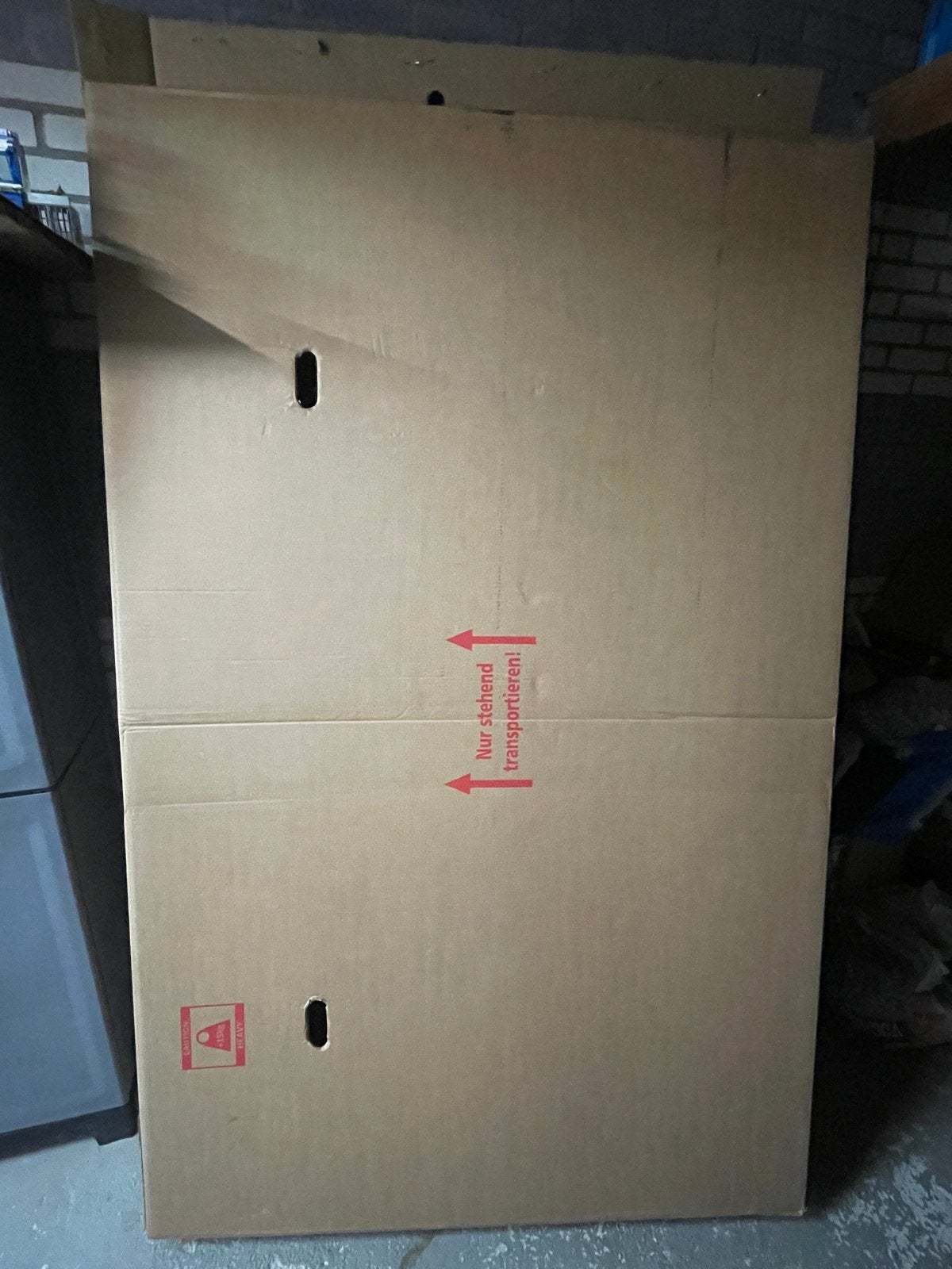 Grote stevige kartonnen doos 124x195x25cm gratis af te halen, Ophalen, Doos, 100 cm of meer, 60 cm of meer