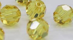Swarovski 5000 Light Topaz 6mm  28 Stuk  of Per Stuk, Ophalen of Verzenden, Nieuw, Kraal