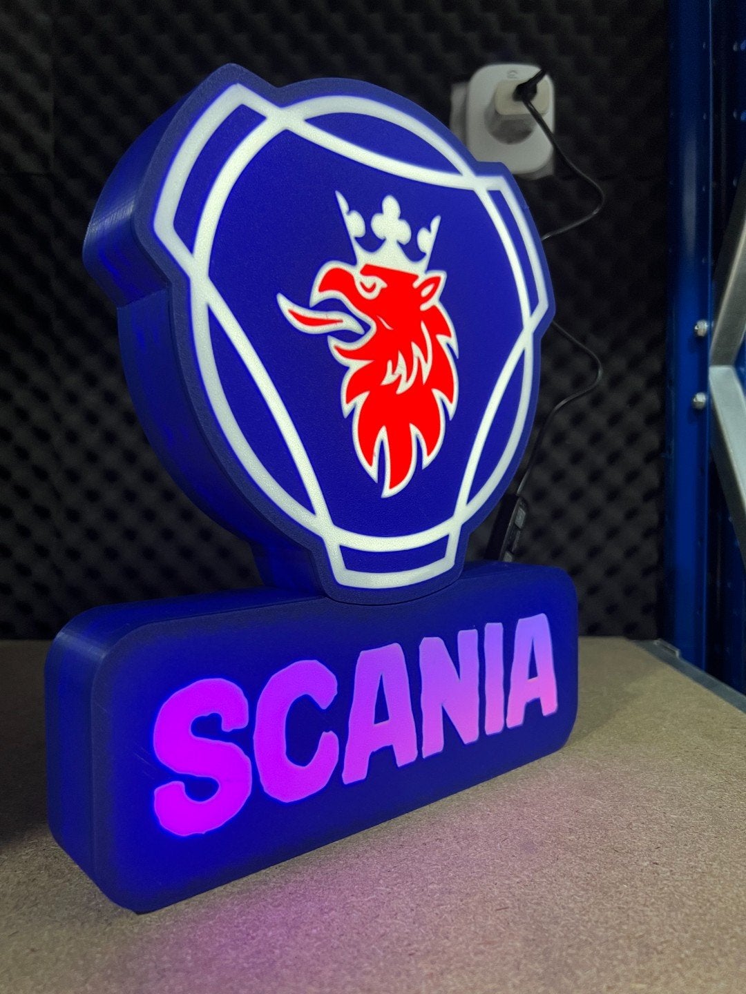 Scania LED Lichtbak - Perfect voor Gamer, Mancave of Bar, Ophalen of Verzenden, Nieuw, Lichtbak of (neon) lamp