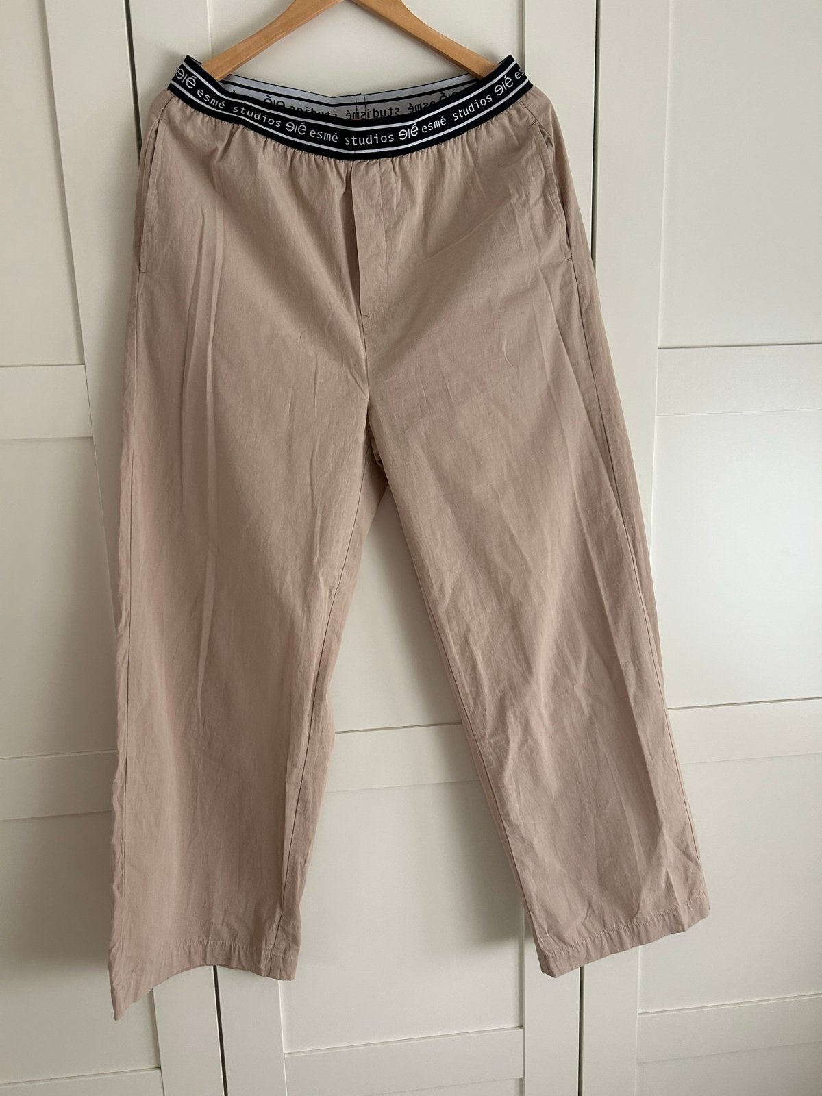 Esme Studios dunne katoenen broek met elastische band, Kleding | Dames, Ophalen of Verzenden, Zo goed als nieuw, Maat 38/40 (M)