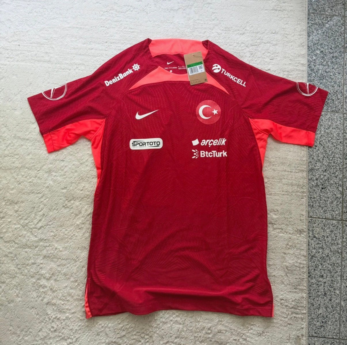 Turkije Nike Trainingsshirt Origineel incl. Sponsors, Maat XL, Ophalen of Verzenden, Nieuw, Shirt