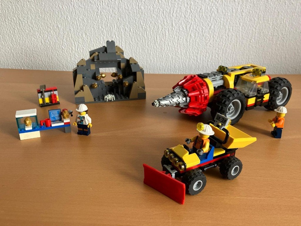 Lego City 60186 Mijnbouw Zware Boormachine, Lego, Ophalen of Verzenden, Inclusief instructies, Complete set