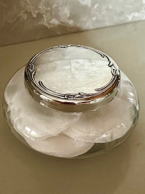 WATTENPOT/DEKSELPOT DEKSEL ZILVER, Verzenden, Zilver