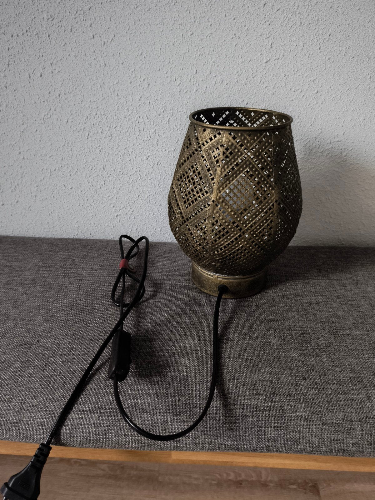 Oosterse Tafellamp - Sfeerlamp Goudkleurig Metaal, Overige merken, Goud, E14 (klein), Overige stijlen