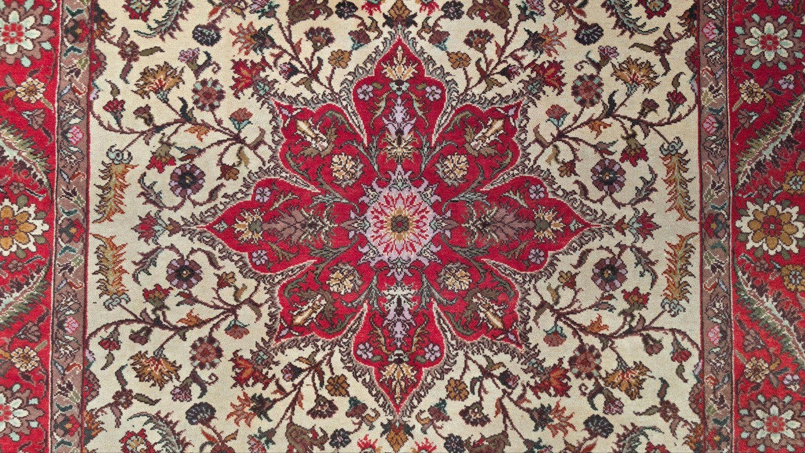 Handgeknoopt oosters wol Tabriz tapijt Bessarabia 190x280cm, 200 cm of meer, Www.hypepopup.nl, Ophalen of Verzenden, Zo goed als nieuw
