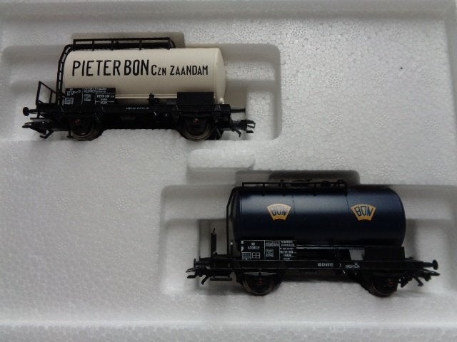 MARKLIN: 48542 Set ketelwagens Peter Bon NS (H0)., Wisselstroom, Wagon, Ophalen of Verzenden, Märklin
