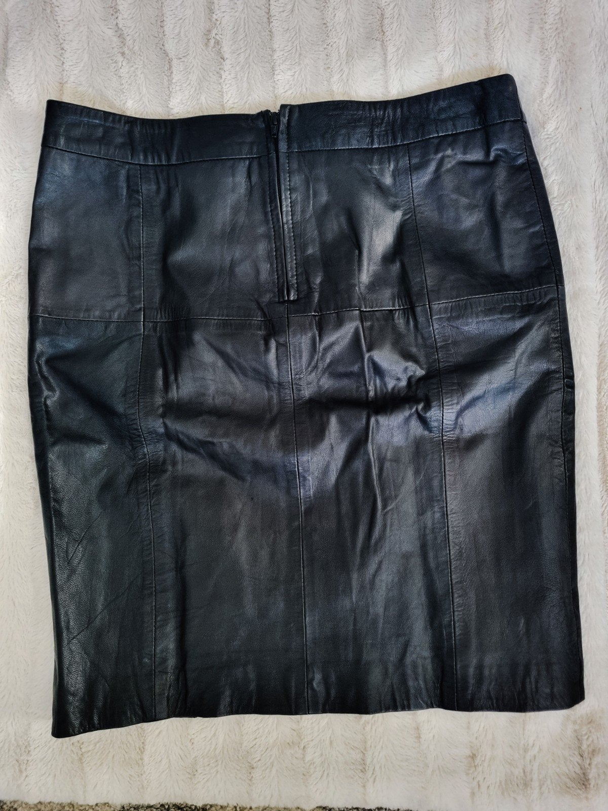 Prachtige leren rok , zwart, maat 42, nieuw., Kleding | Dames, Zwart, Maat 42/44 (L), Nieuw, Ophalen of Verzenden