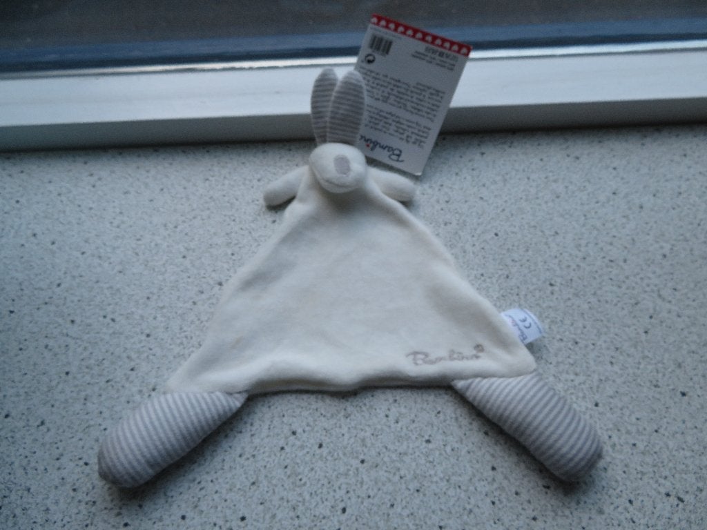 Knuffeldoek konijn merk Bambino van Kruidvat met smalle kop, Kinderen en Baby's, Speelgoed | Knuffels en Pluche, Ophalen of Verzenden