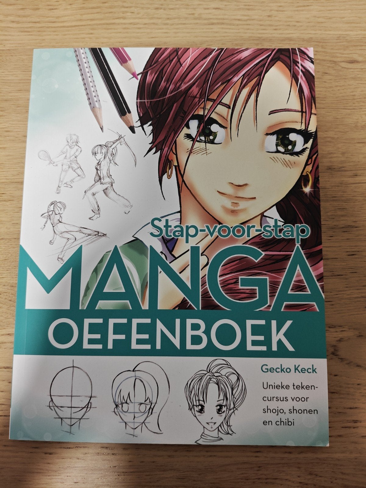 Stap-voor-stap Manga Oefenboek - Nieuwstaat, Ophalen of Verzenden, Nieuw, Papier, Schets- of Tekenboek