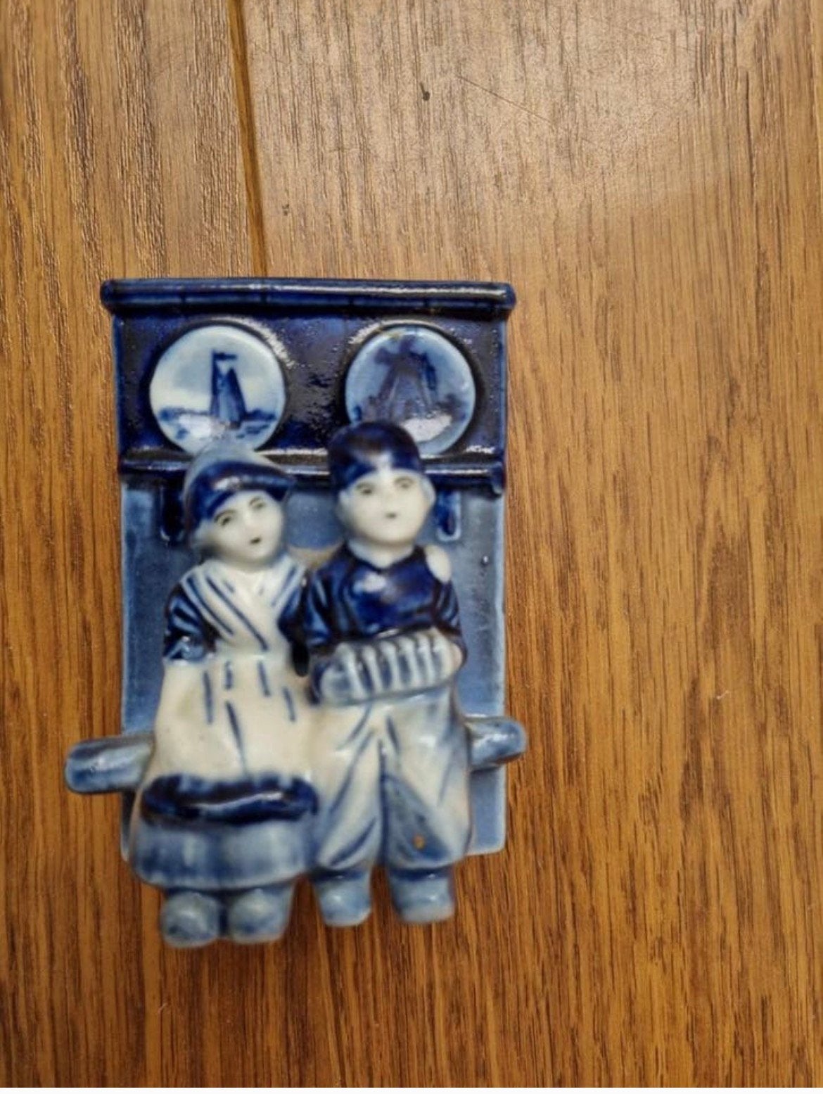 Delfts blauw, handgeschilderd en gesigneerd, Ophalen
